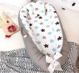 White Modern Nursery Crib Nest A Stylish and Practical Choice for Your Baby's Room